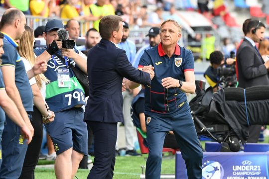 Emil Săndoi dă vina pe ghinion, după un meci dominat categoric de Ucraina U21: ”E dureros!” Reacții după eliminarea României de la Euro 2023