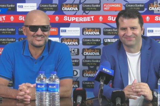 FCU Craiova și-a prezentat noul antrenor. Glume despre Gigi Becali: „O am pe Suzi să mă apere”