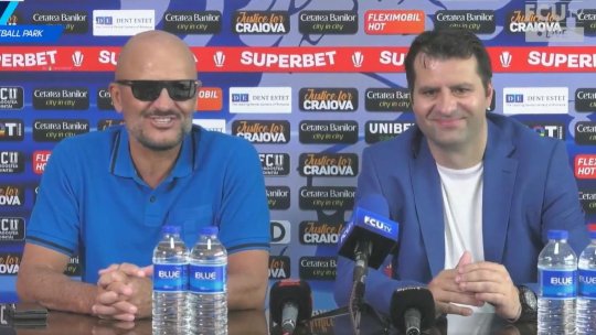 FCU Craiova și-a prezentat noul antrenor. Glume despre Gigi Becali: „O am pe Suzi să mă apere”