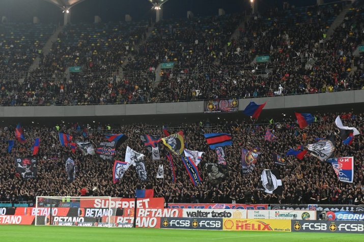 42.439 de fani au fost prezenți în tribune la FCSB - CFR 1-0, în returul play-off-ului