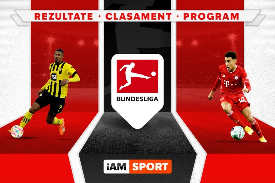 Bundesliga 2023-2024 - Clasament, rezultate, program meciuri