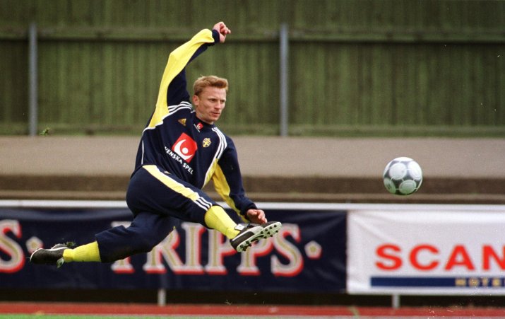Kenneth Andersson a marcat 31 de goluri pentru naționala Suediei