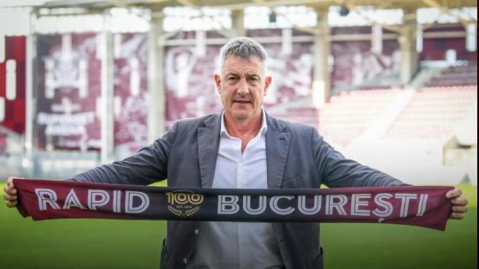 Cristiano Bergodi, primul interviu după ce l-a înlocuit pe Adrian Mutu la Rapid: "Vedeți cum e destinul"