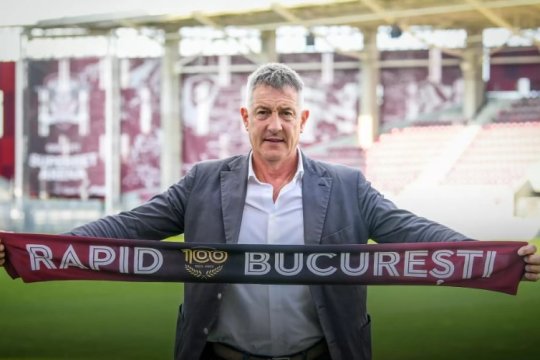 Cristiano Bergodi, primul interviu după ce l-a înlocuit pe Adrian Mutu la Rapid: "Vedeți cum e destinul"