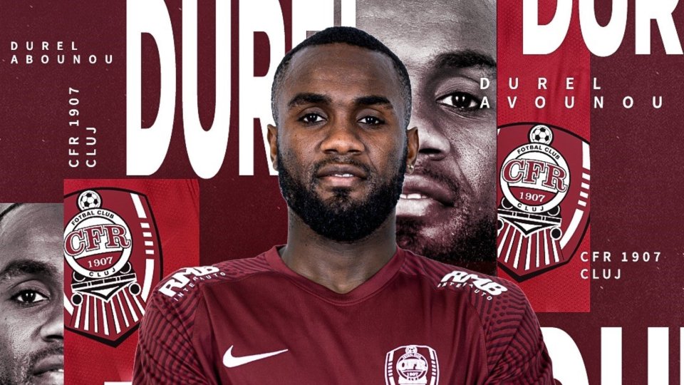 Durel Avounou a fost prezentat de CFR Cluj