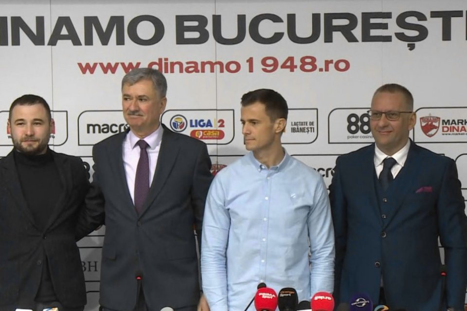 Acționarii lui Dinamo alături de Vlad Iacob și Răzvan Zăvăleanu