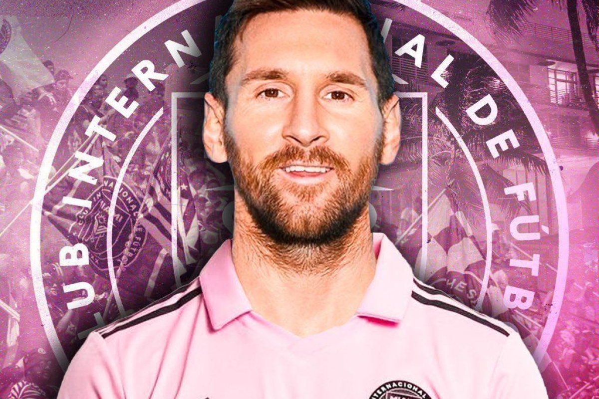 Lionel Messi, în tricoul noului său club, Inter Miami