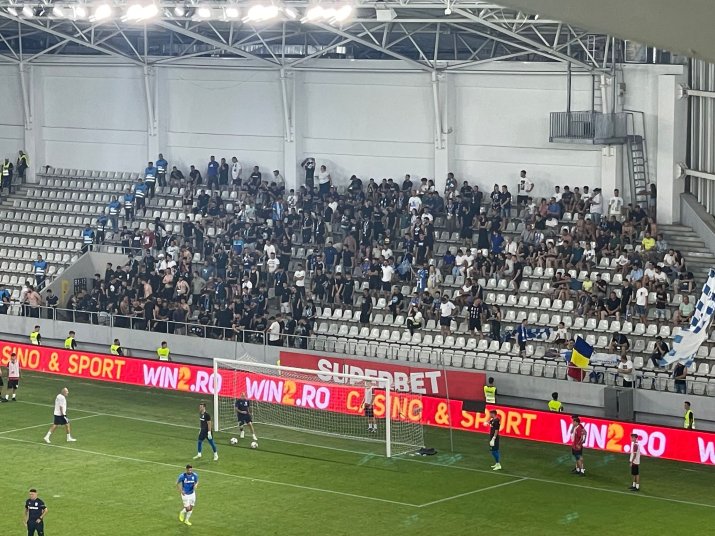Fanii Universității Craiova, prezenți pe stadionul din capitală