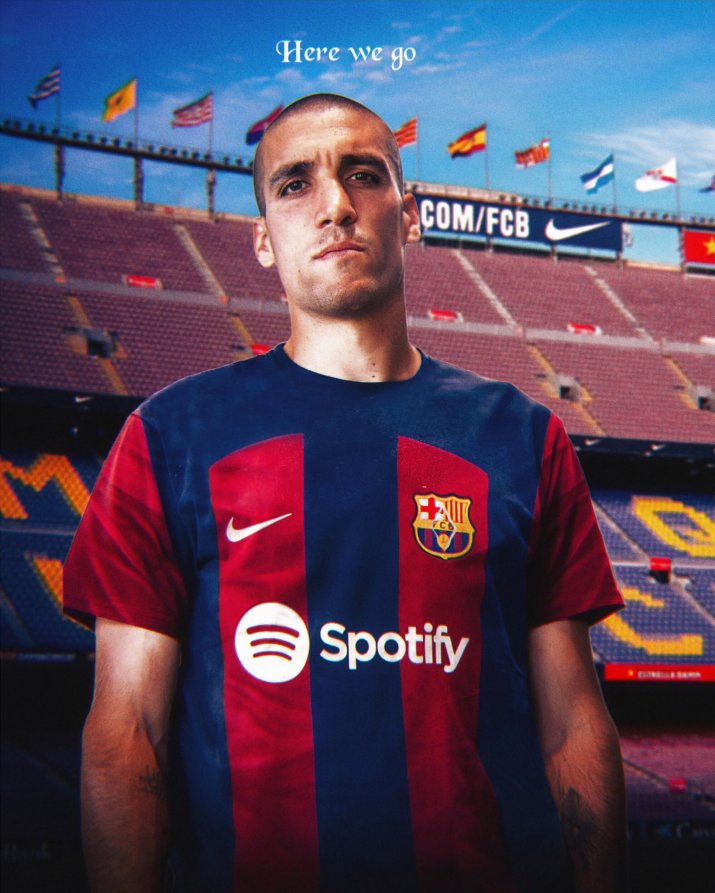 Oriol Romeu, în echipamentul catalanilor