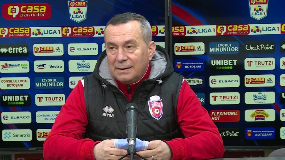 Mihai Ciobanu, antrenor FC Botoșani