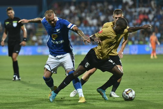 Farul Constanța - FC Voluntari 4-1. Farul cu golurile, Voluntari cu barele. Larie a transformat toate cele trei penalty-uri acordate