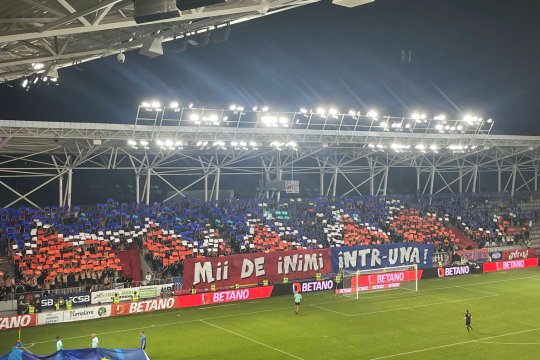 Fanii FCSB, mesaj ironic pentru dinamoviști, la primul derby după un an de ”liniște”: ”Rugăm câinii să stea jos, începe Roland Garros” Răspunsul ”câinilor” FOTO