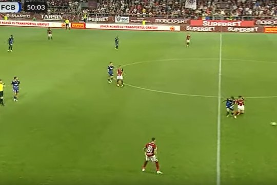 FOTO | Două gafe incredibile ale Rapidului în duelul cu Botoșani! Nou-veniții Cristea și Cîrjan, în prim-plan