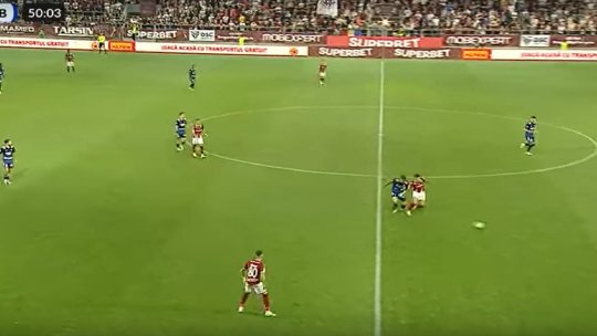 FOTO | Două gafe incredibile ale Rapidului în duelul cu Botoșani! Nou-veniții Cristea și Cîrjan, în prim-plan