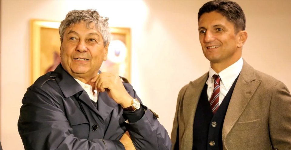 Mircea Lucescu alături de fiul lui, Răzvan Lucescu