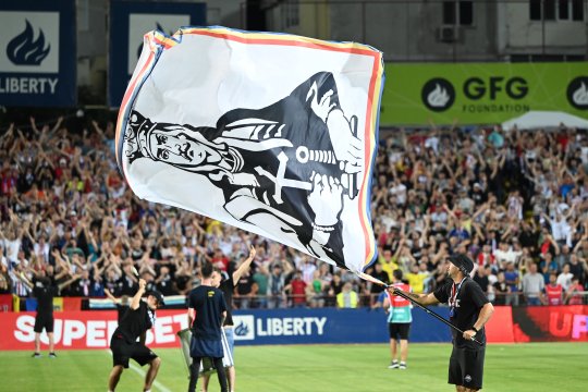 Momentul care a surprins pe toată lumea înainte de Oțelul - FCSB. Tot stadionul a început să huiduie