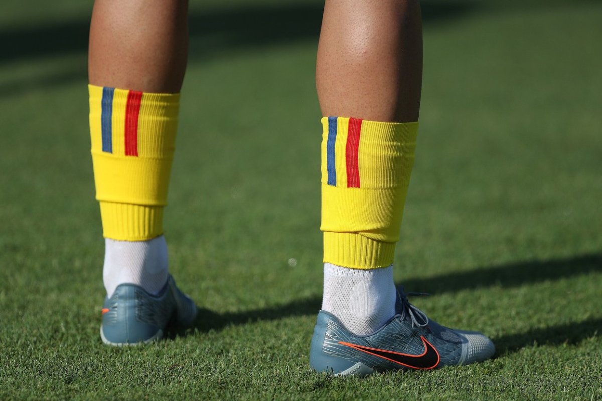 Echipamentul României la o competiție sportivă