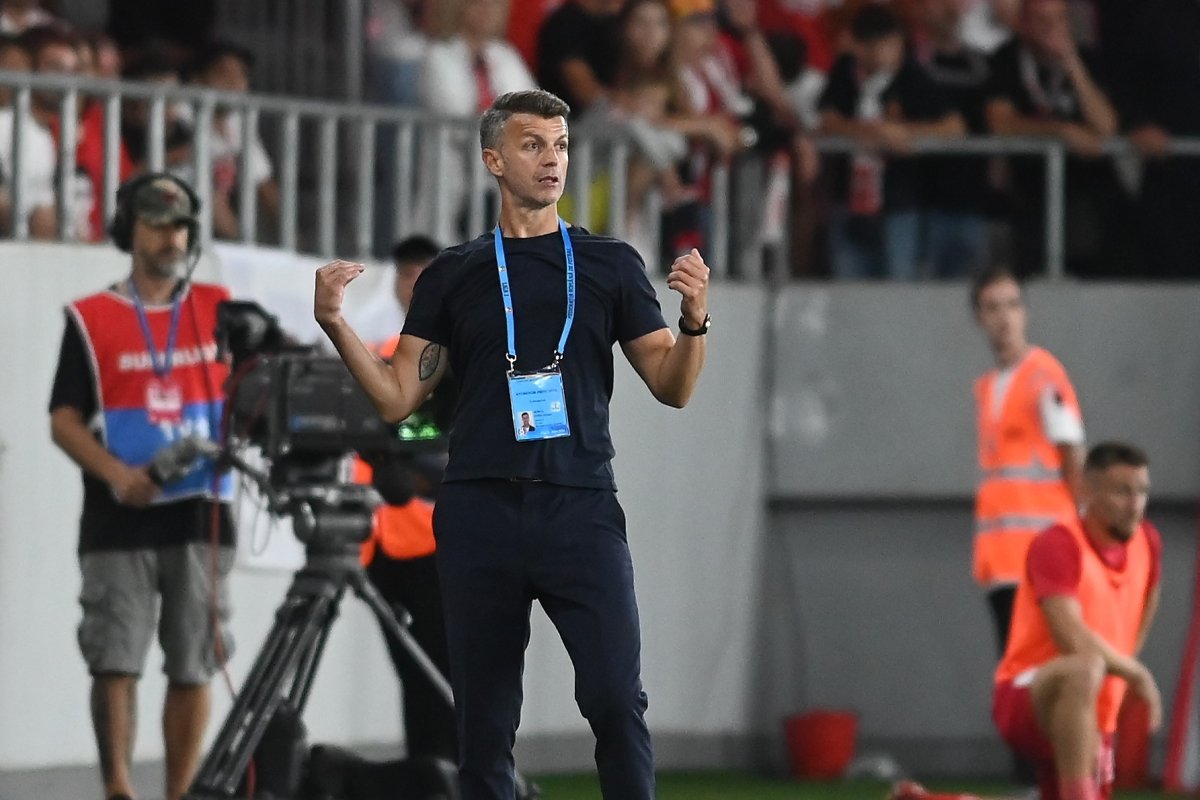 Ovidiu Burcă, la partida dintre Dinamo și Sepsi