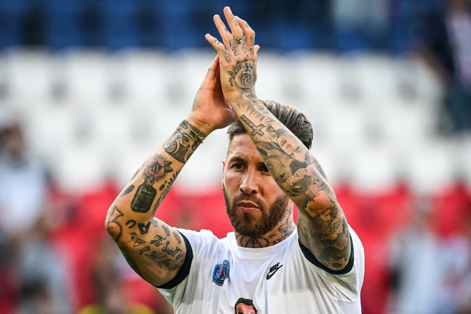 Sergio Ramos la ultimul meci jucat pe Parc des Princes