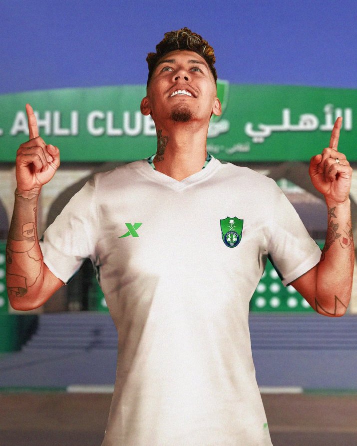 Roberto Firmino, în tricoul noii sale echipe, Al-Ahli