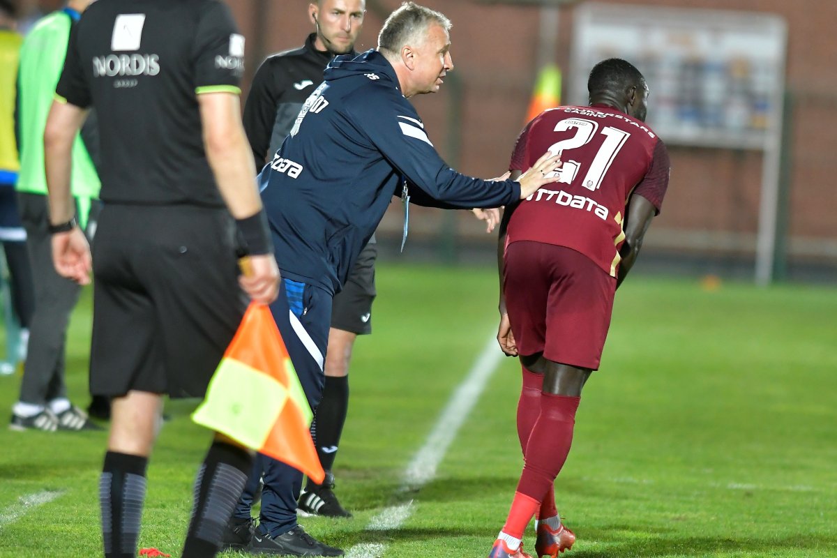 Dan Petrescu și Nana Boateng, CFR Cluj, 2023