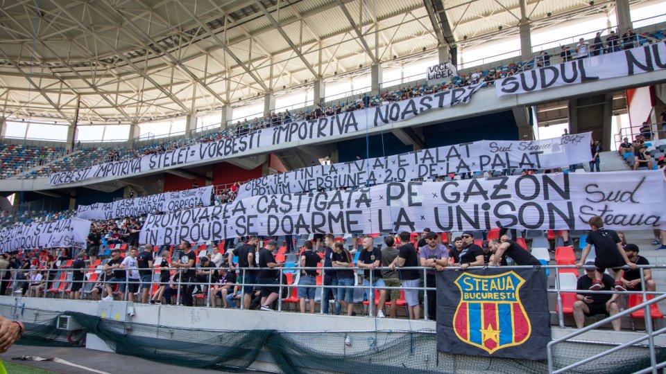 Ultrașii CSA Steaua nu o vor pe FCSB în Ghencea