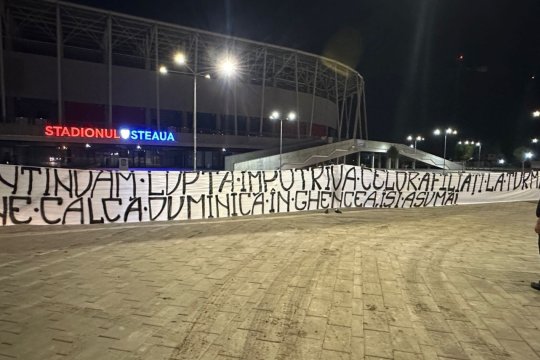 Ultrașii CSA Steaua, amenințări de față cu jandarmii la adresa FCSB: ”Cine calcă în Ghencea își asumă!”