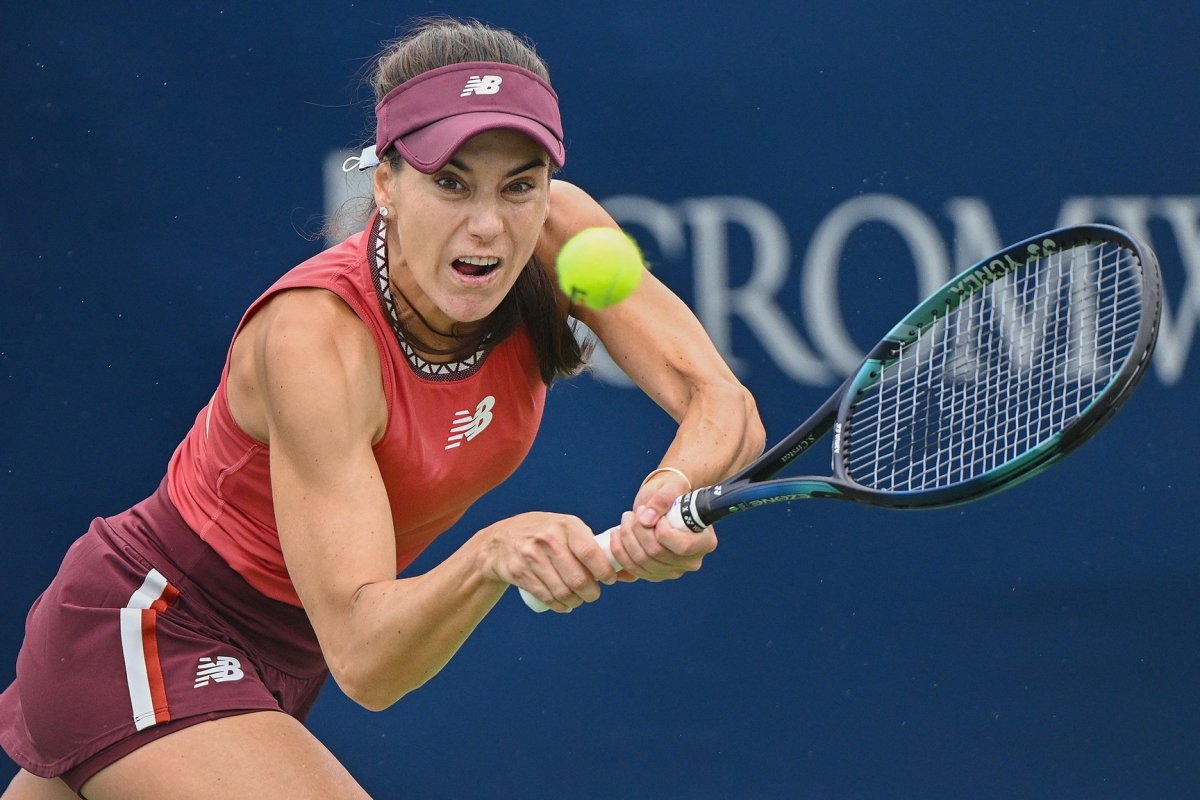 Sorana Cîrstea, în timpul participării la turneul de la Montreal