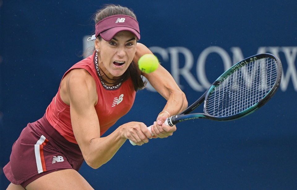 Sorana Cîrstea, în timpul participării la turneul de la Montreal