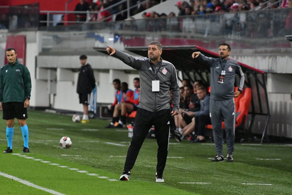 Liviu Ciobotariu, la meciul Sepsi Sfantu Gheorghe vs. Aktobe, 1-1, turul III preliminar al UEFA Conference League, Arena Sepsi OSK din Sfantu Gheorghe, 10 august 2023