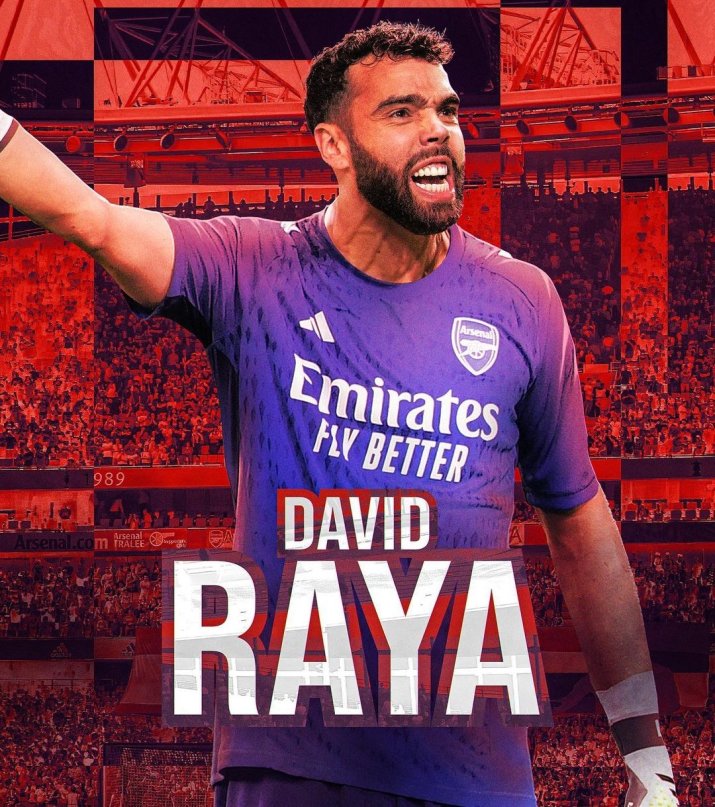 David Raya, în tricoul lui Arsenal