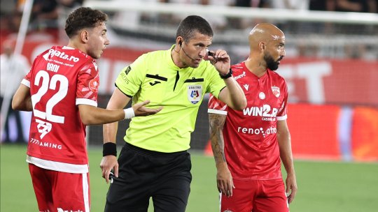Dinamo reacționează ferm după incidentul cu arbitrul Orbuleț: "Condamnăm astfel de gesturi"
