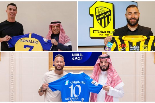 Incredibil! Din top 10 cei mai bine plătiți jucători din lume, doar un fotbalist evoluează în Europa. Cum arată clasamentul