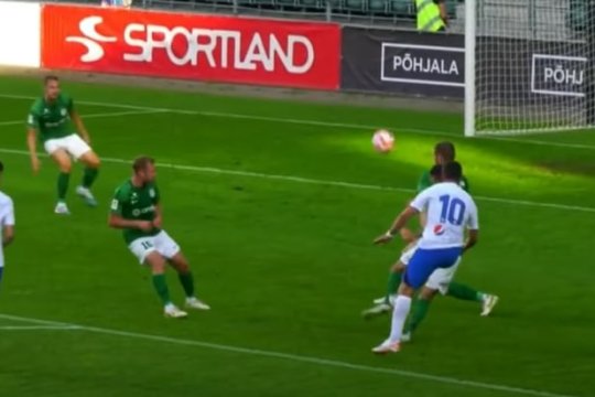 "Magicianul" a lovit. Constantin Budescu, gol în stilul Quaresma la meciul dintre Flora Tallinn și Farul Constanța