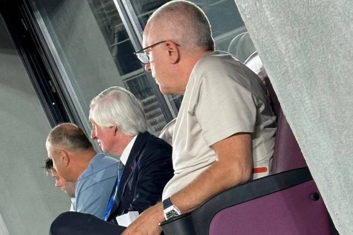 Ihor Surkis a urmărit foarte atent partida dintre Dinamo Kiev și Aris Salonic.