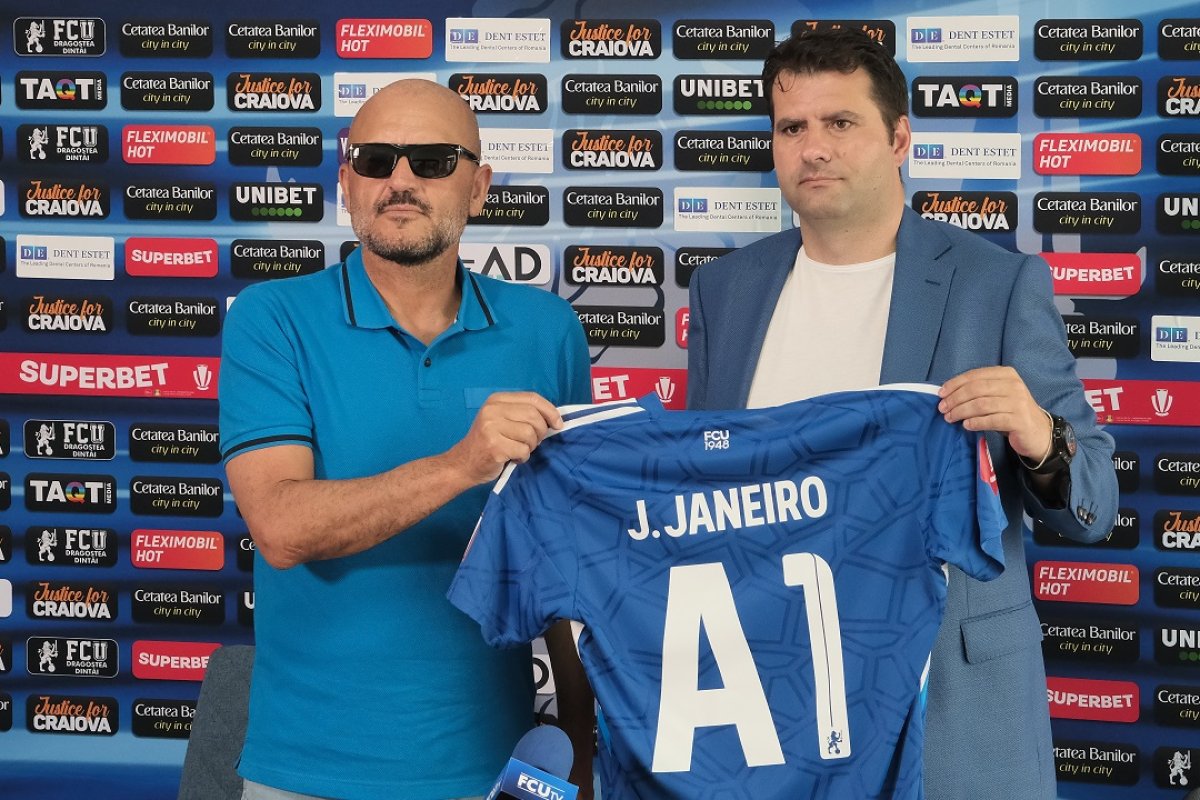 Janeiro, prezentat oficial de Mititelu la FCU Craiova