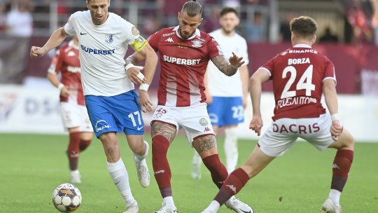 Andrei Borza, "adoptat" de fanii Rapidului după doar o repriză. Gestul făcut de suporteri