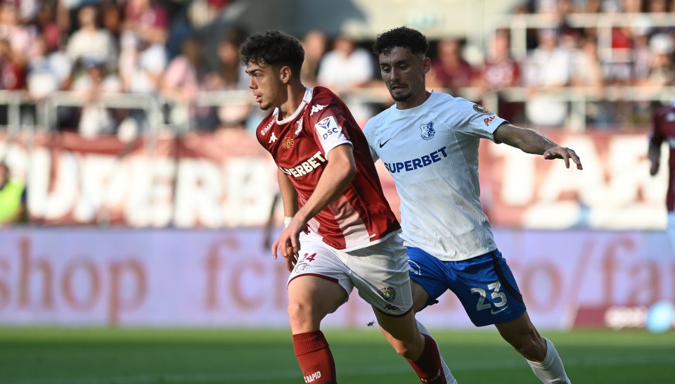 Andrei Borza, la debut pentru Rapid