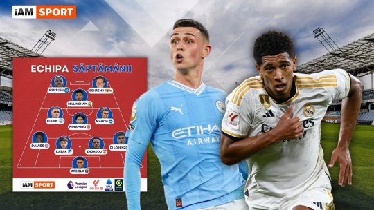 Echipa săptămânii din Europa | Bellingham, Foden și Osimhen printre remarcații etapei. Așa arată 11-le ales de Cristian Munteanu | VIDEO