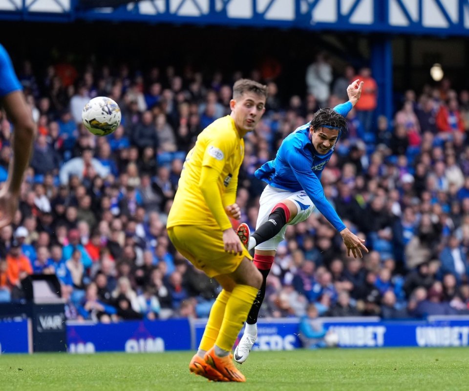 Ianis Hagi, partida Rangers vs Greenock Morton, Cupa Scoției, Ibrox Stadium din Glasgow, Scoția, 9 august 2023