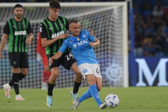Fotbalistul român care a ajutat-o pe Napoli să câștige în Serie A. Prestația lui Daniel Boloca în meciul lui Sassuolo cu campioana Italiei