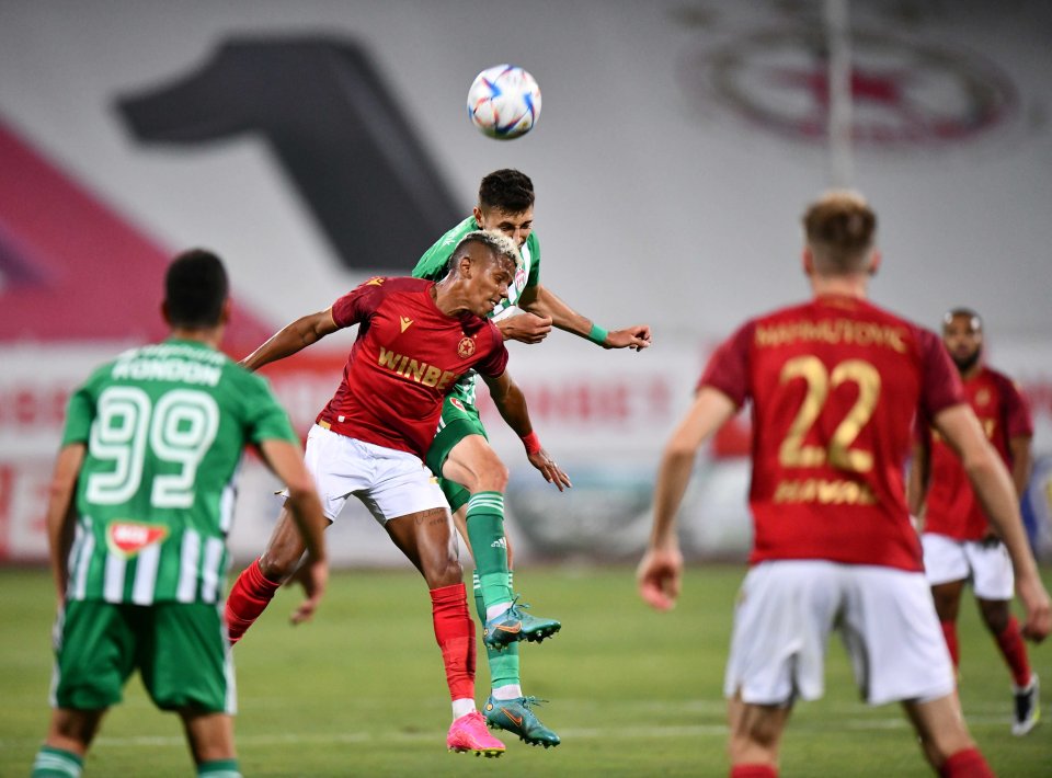 Meciul de fotbal dintre CSKA Sofia si Sepsi OSK Sfantu Gheorghe, contand pentru intrarea în grupele Conference League, desfasurat pe arena Bulgarska Armia din Sofia, joi 27 iulie 2023