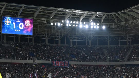 Cum a anunțat crainicul stadionului Steaua golul reușit de FCSB în derby-ul cu CFR Cluj