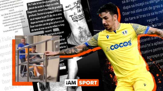 Imagini șocante cu Sergiu Hanca în scaun cu rotile! Mesajul emoționant postat de soția fotbalistului