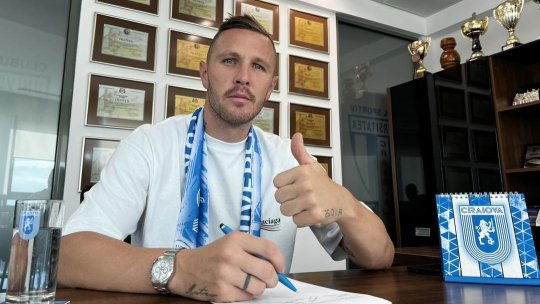 Craiova lui Reghecampf a adus un fotbalist cu CV uriaș, dar care nu a jucat de 9 luni. A semnat cu clubul patronat de Mihai Rotaru
