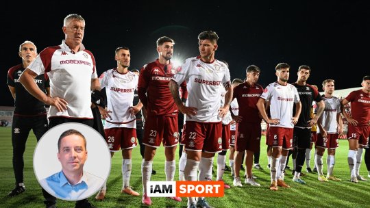 ”Probleme în paradis”. Dan Ștefănescu trage un semnal de alarmă pentru Rapid, care ”vânează” titlul cu ”rezervele altor cluburi” și ”cocoloșitul” Moldovan