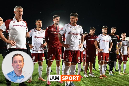 ”Probleme în paradis”. Dan Ștefănescu trage un semnal de alarmă pentru Rapid, care ”vânează” titlul cu ”rezervele altor cluburi” și ”cocoloșitul” Moldovan