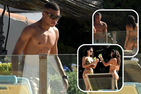 GALERIE FOTO | Mbappe se bucură din plin de vacanță după ce a fost lăsat în afara lotului de PSG! Francezul, surprins alături de două fotomodele