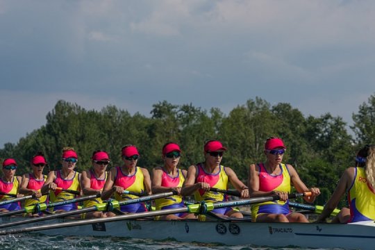 Încă un aur pentru România. Echipajul de opt plus unu feminin a luat medalia la Campionatele Mondiale de canotaj