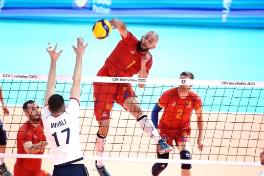 România, eliminată de campioana olimpică Franța, în sferturile Campionatului European de volei masculin